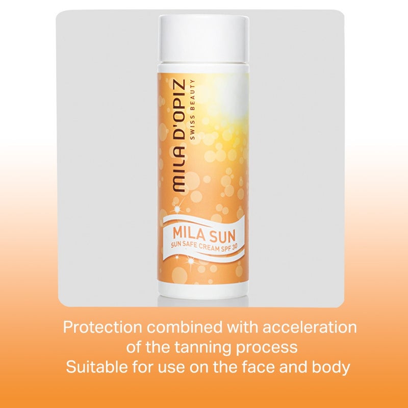 Mila D' Opiz Mila Sunscreen SPF30 Sun Safe Cream 200 mL