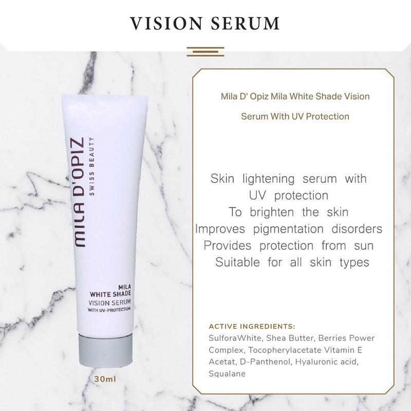 Mila D' Opiz Mila White Shade Vision Serum With UV Protection 30 mL
