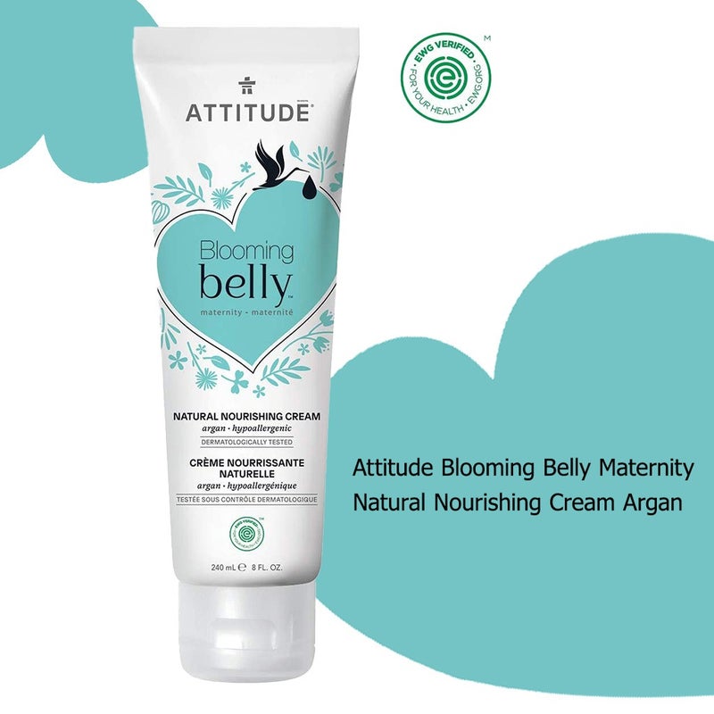 Attitude Blooming Belly Maternity Natural Nourishing Cream Argan 240ml