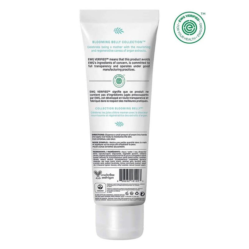 Attitude Blooming Belly Maternity Natural Nourishing Cream Argan 240ml
