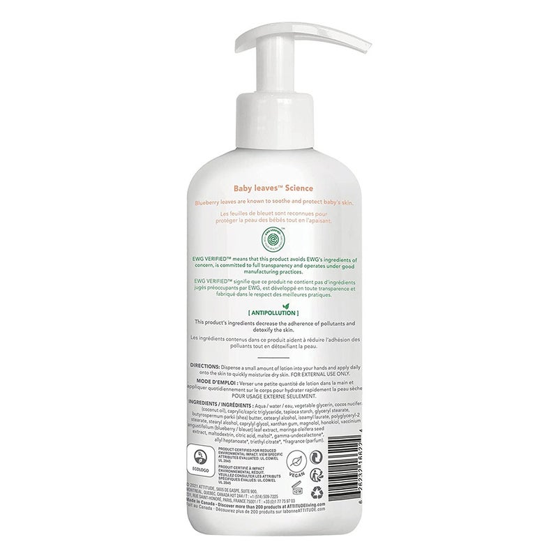 Attitude Natural Care Baby Leaves Science Body Lotion Pear Nectar For Babies 473ml