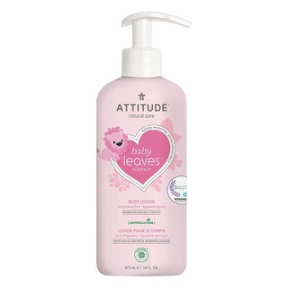 Attitude Natural Care Baby Leaves Science Body Lotion Fragrance Free for Babies 473ml