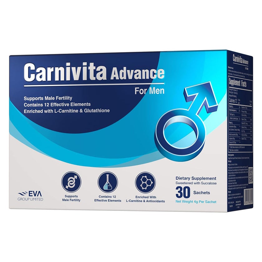 Eva Pharma Carnivita Advance Powder For Men, Pack of 30's