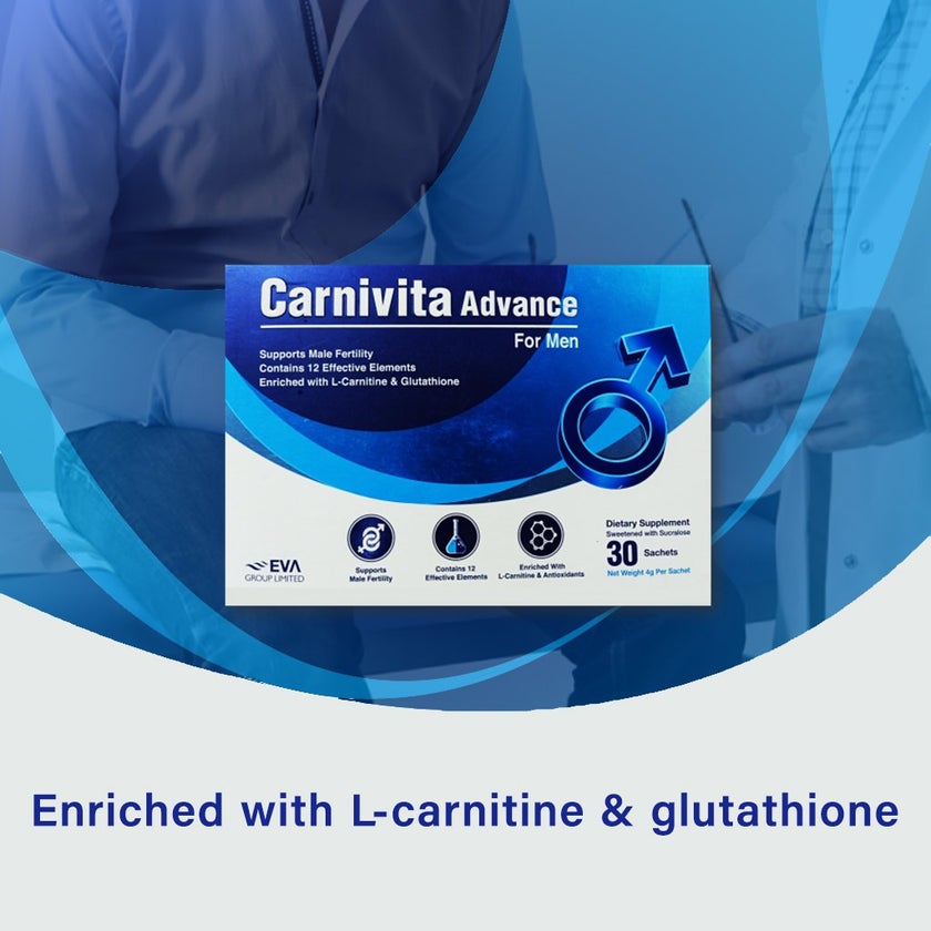 Eva Pharma Carnivita Advance Powder For Men, Pack of 30's