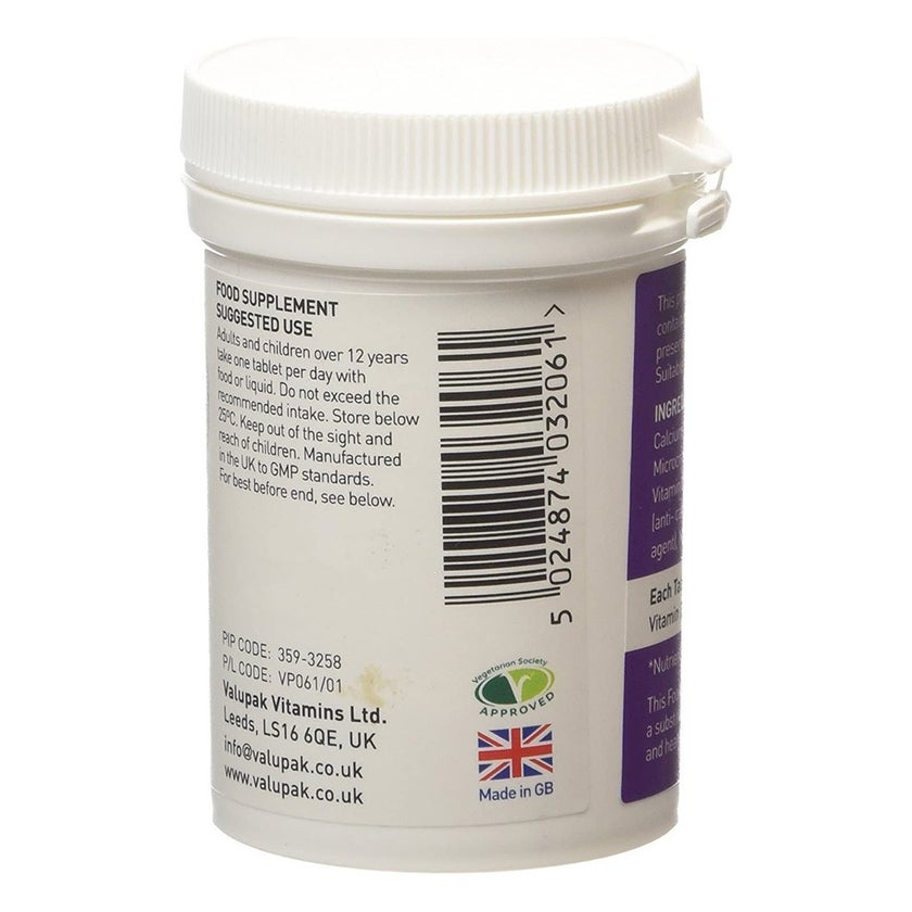 Valupak Vitamin D3 1000IU Tablet For Immunity, Pack of 60's