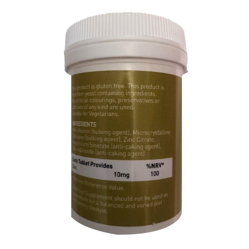 Valupak Zinc 10mg Tablet 60's