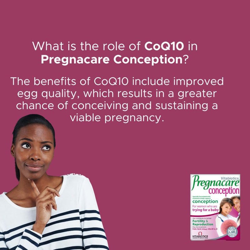 Vitabiotics Pregnacare Before Conception Prenatal Tablets With Folic Acid For Normal Fertility And Reproduction, Pack of 30's