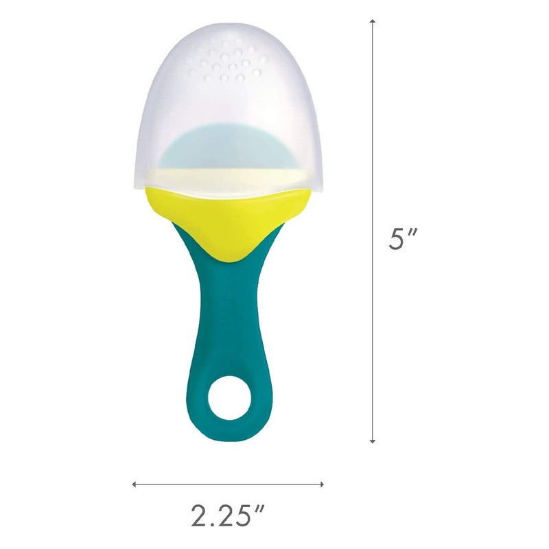 Boon Silicone Food Pulp Feeder Blue/Teal 2's