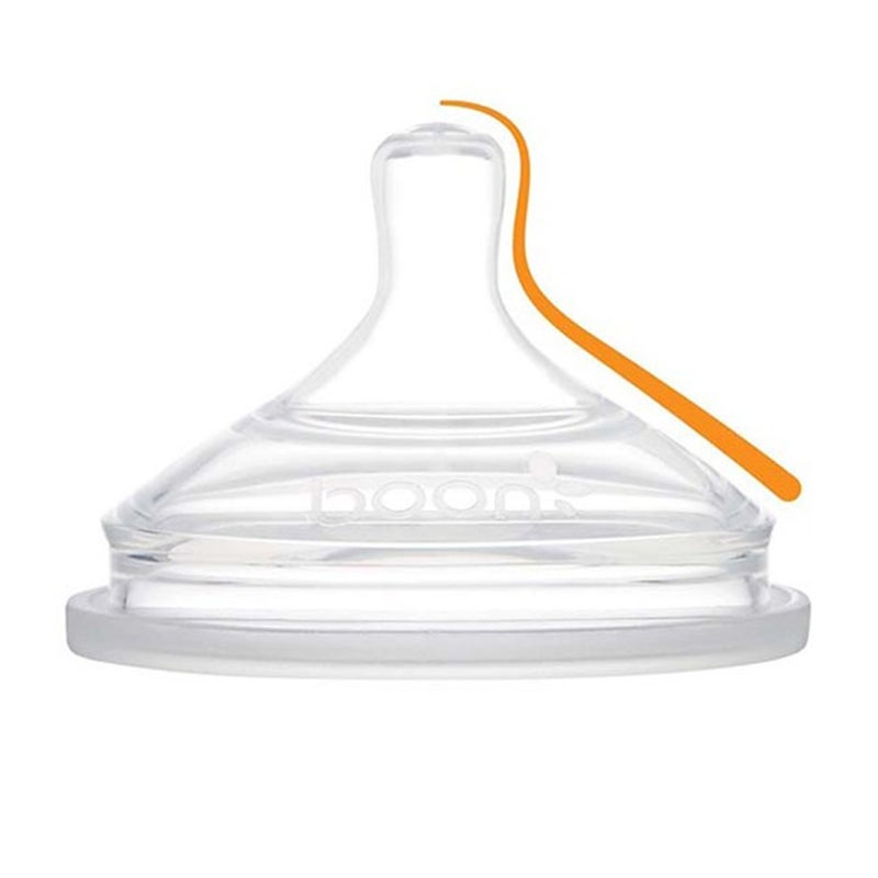 Boon Nursh Nipples Slow Flow Rate For 0 Months+ Babies 3's