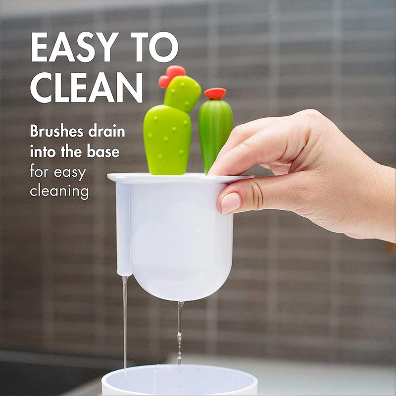 Boon Cacti Bottle Cleaning Brush Set, Pack of 4