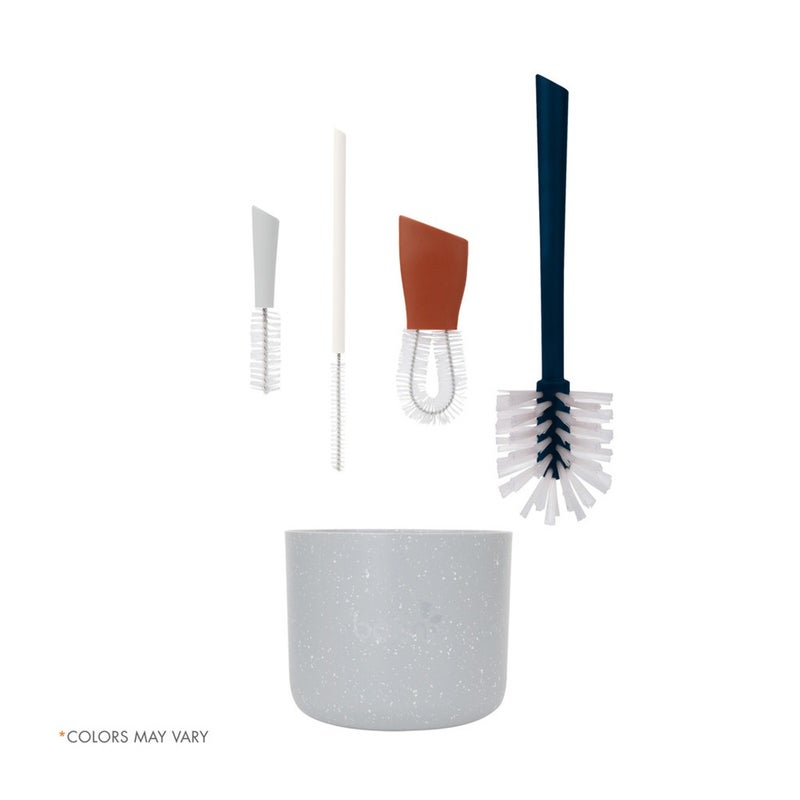 Boon Mod Bottle Cleaning Brush Set, Pack of 4