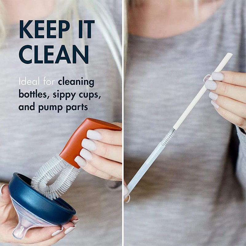Boon Mod Bottle Cleaning Brush Set, Pack of 4