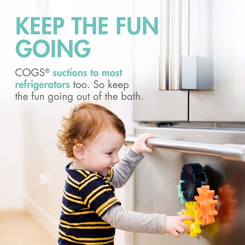 Boon Cogs Baby Bath Toy For 12+Months Baby, Assorted