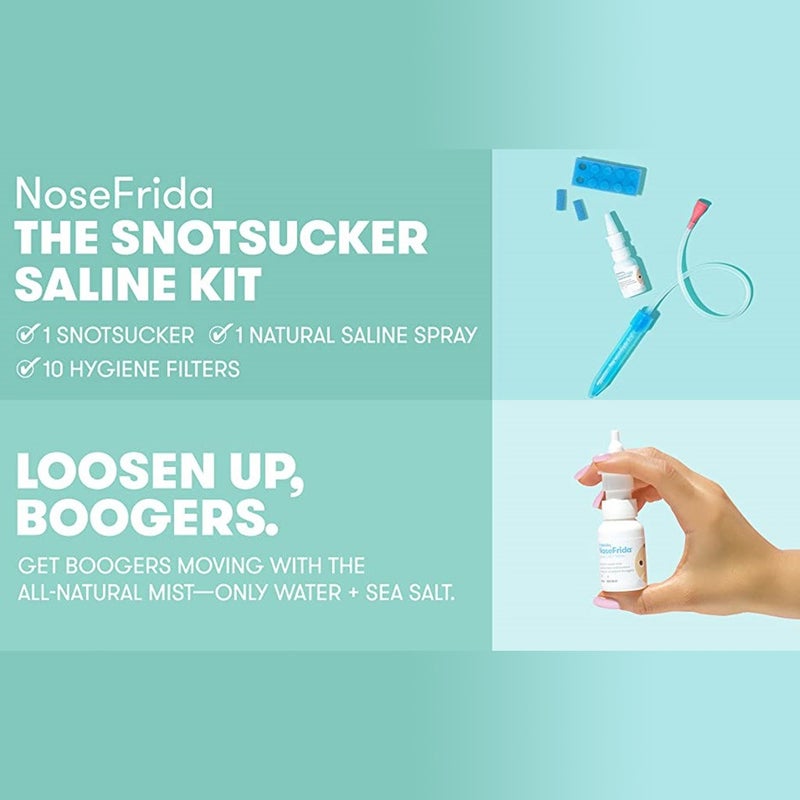 FridaBaby NoseFrida The Snotsucker Saline Kit For Babies