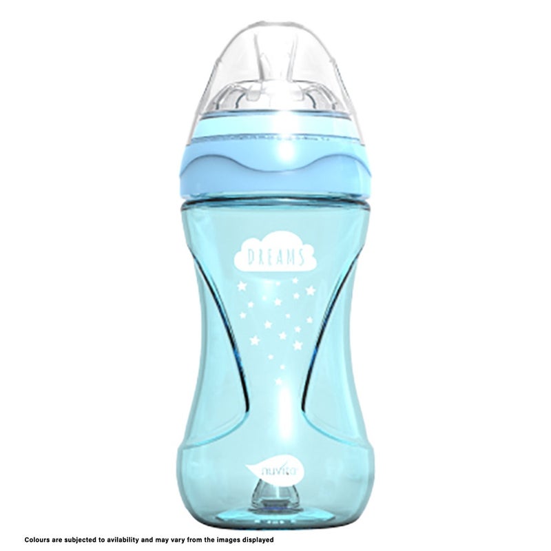 Nuvita Mimic Cool Anti-Colic Baby Feeding Bottle - Assorted 250ml