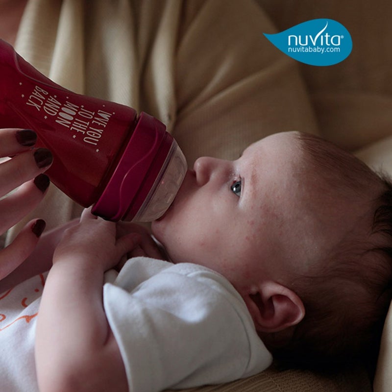 Nuvita Mimic Cool Anti-Colic Baby Feeding Bottle - Assorted 250ml