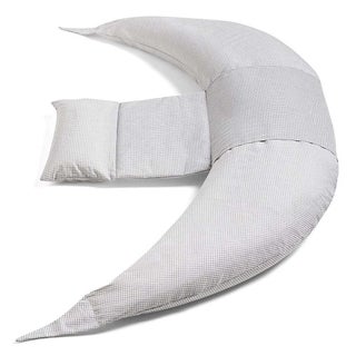 Nuvita Dreamwizard 12-In-1 Pregnancy & Nursing Pillow - Grigio Bianco In Grey