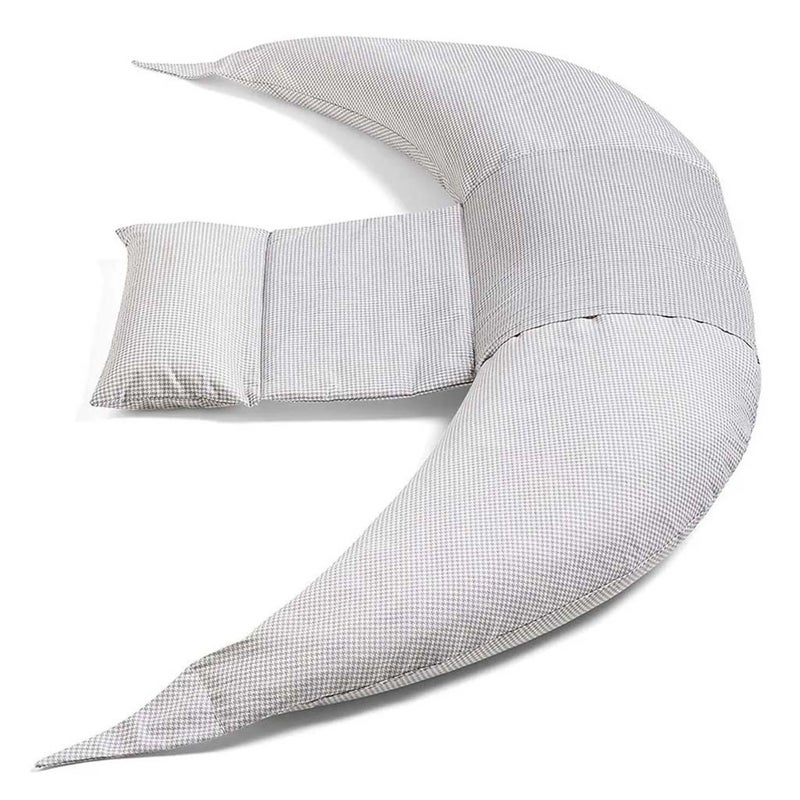 Nuvita Dreamwizard 12-In-1 Pregnancy & Nursing Pillow - Grigio Bianco In Grey