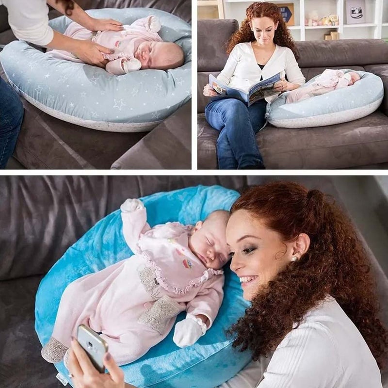Nuvita Dreamwizard 12-In-1 Pregnancy & Nursing Pillow - Grigio Bianco In Grey