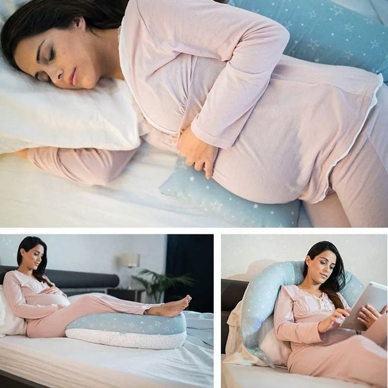Nuvita Dreamwizard 12-In-1 Pregnancy & Nursing Pillow - Grigio Bianco In Grey