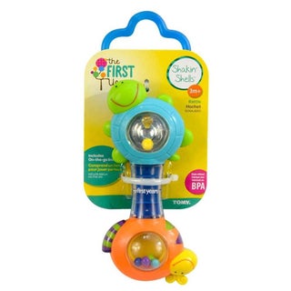 The First Years Shaken' Shells Rattle Assorted, Pack of 1's