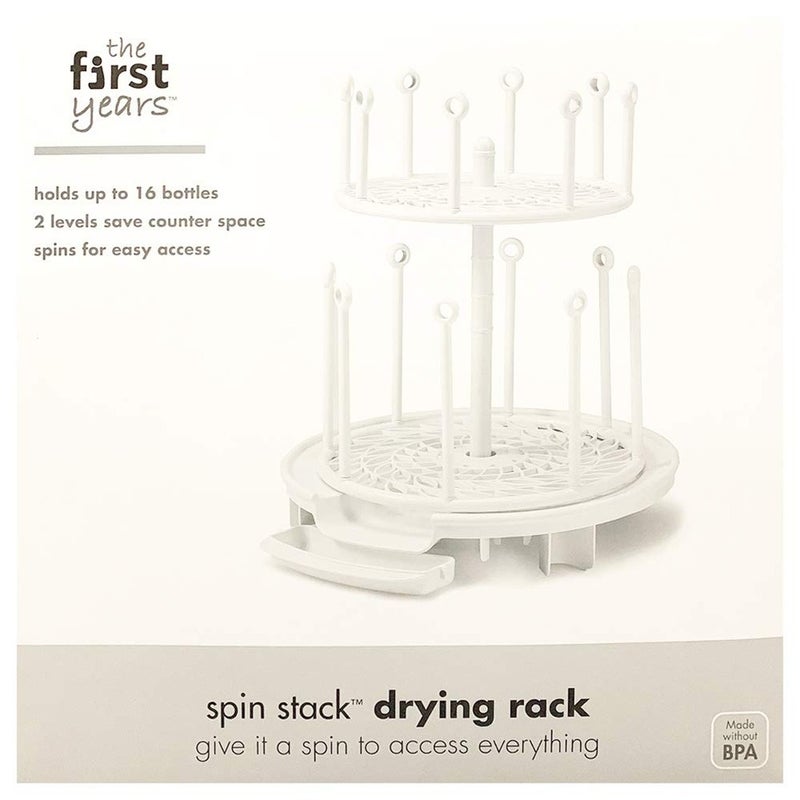 The First Years Spinning Drying Rack For Baby - White
