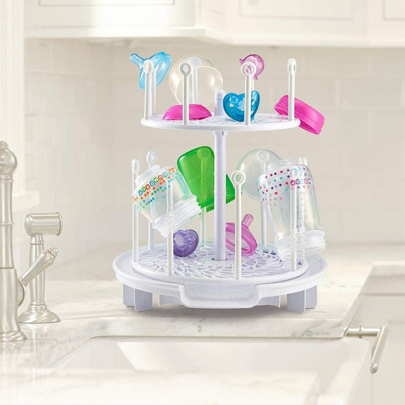 The First Years Spinning Drying Rack For Baby - White