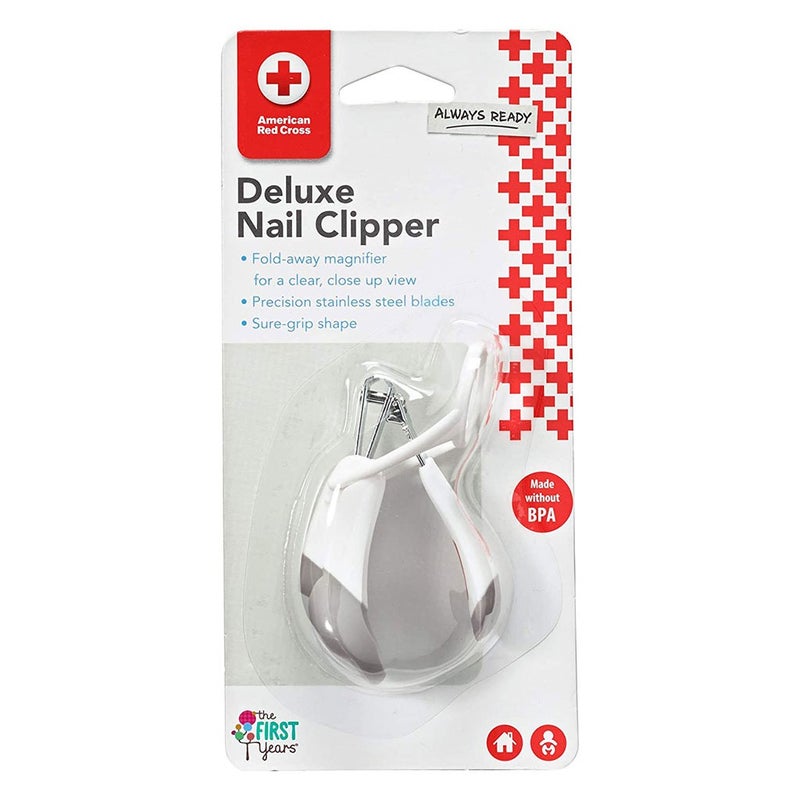 The First Years American red cross Deluxe Baby Nail Clipper With Magnifier For Baby
