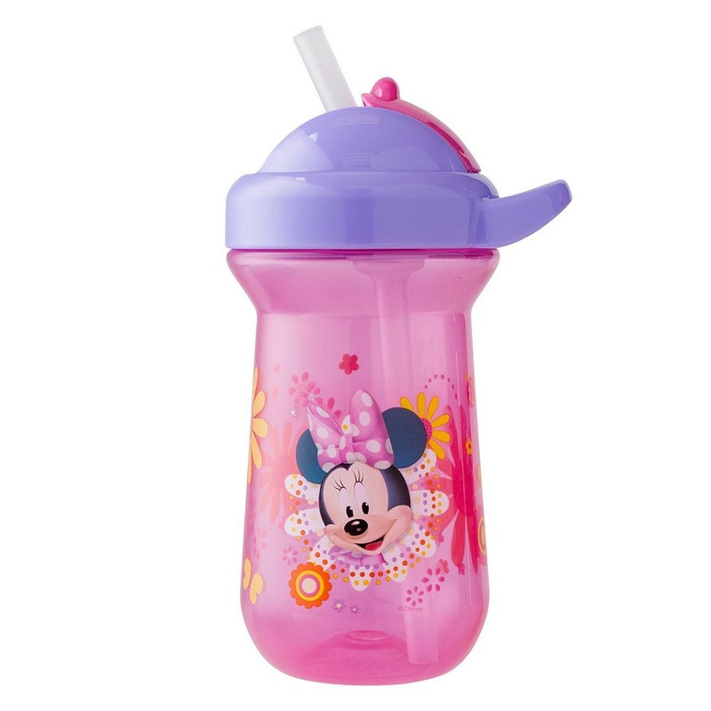 The First Years Disney Junior Minnie Flip Top Straw Cup For 18 Months+ Baby - Assorted