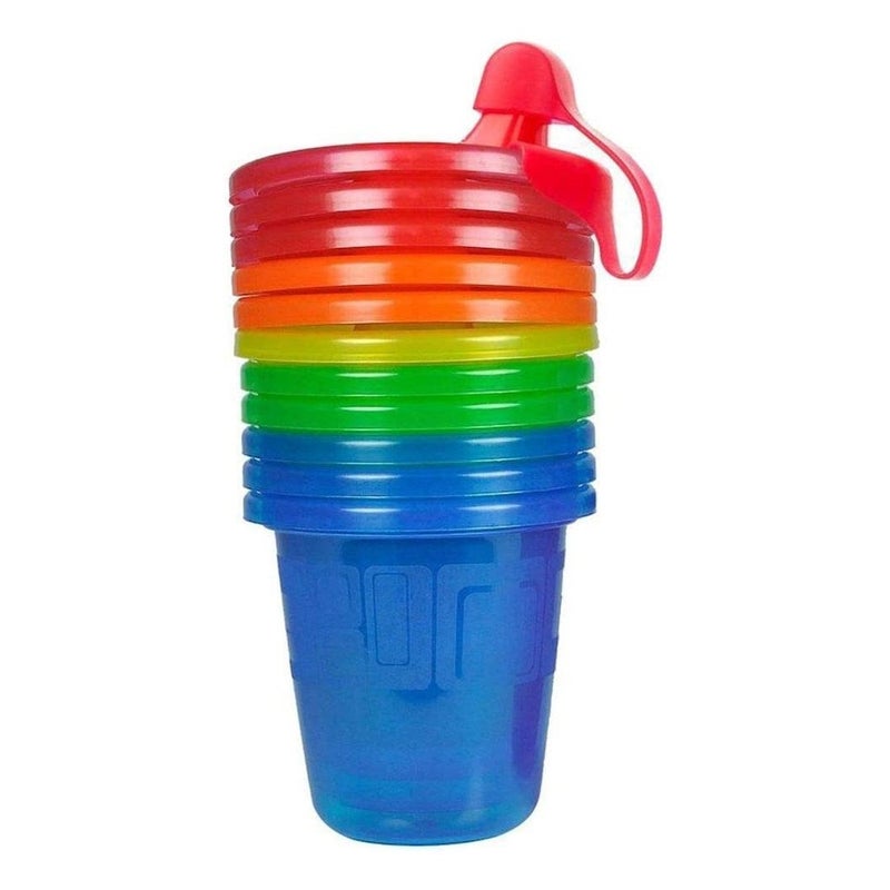 The First Years Take & Toss Spill-Proof Sippy Cups For 6+ Months 207ml, Pack of 6's