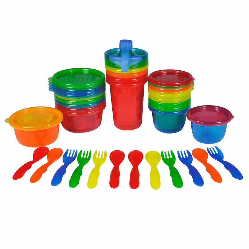 The First Years Take & Toss 28 Piece Multi-Pack Feeding Set