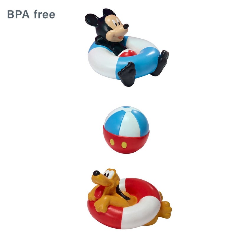 The First Years Disney Mickey Mouse Bath Squirt Toys, Pack of 3's