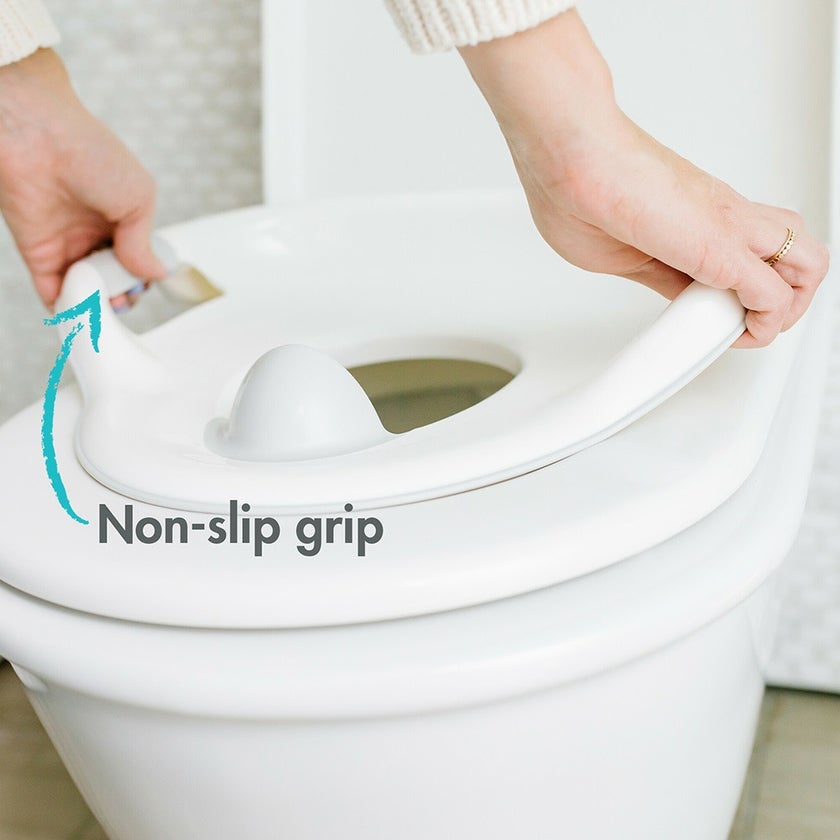 The First Years Soft Grip Trainer Potty Seat - Gray