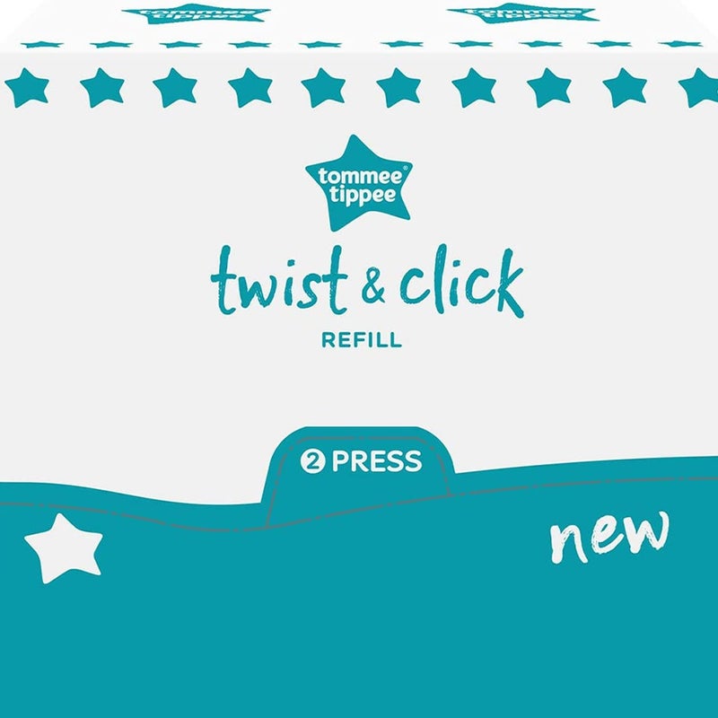 Tommee Tippee Twist & Click Sangenic Universal Cassette For Nappy Disposal