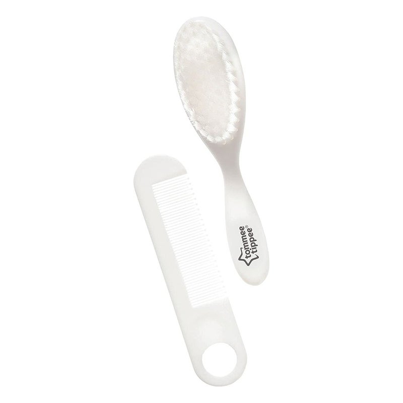 Tommee Tippee Essentials Baby Brush And Comb Set-White 