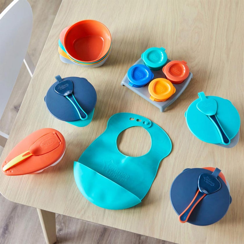 Tommee Tippee Pop Ups Freezer Pots & Tray Multicolor For 4 Months+ babies-Pack of 4