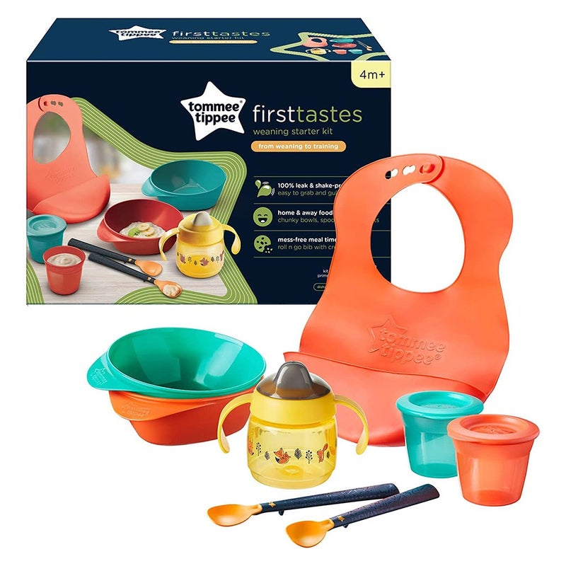 Tommee Tippee Weaning Starter Kit For 4 Months+ Babies-Set Of 1