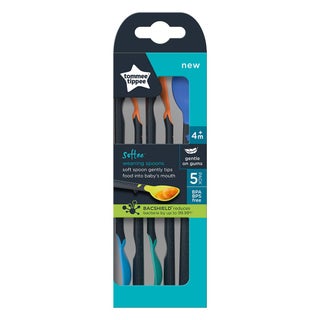 Tommee Tippee Softee Weaning Spoon For 4 Months+ Babies-Pack Of 5