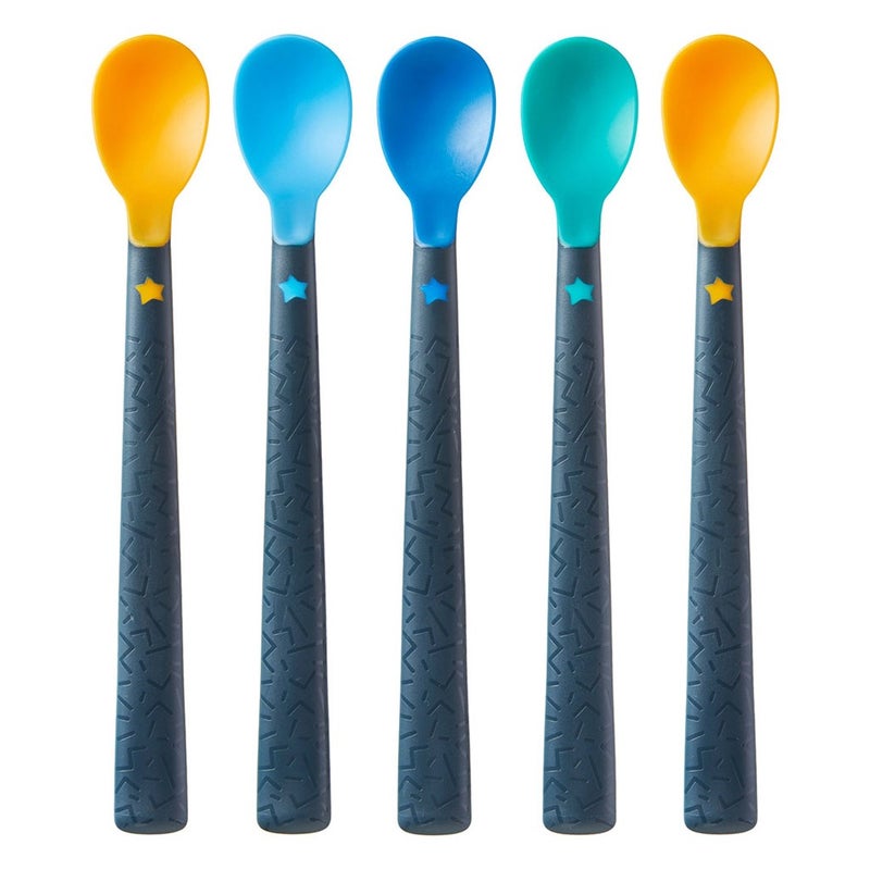 Tommee Tippee Softee Weaning Spoon For 4 Months+ Babies-Pack Of 5
