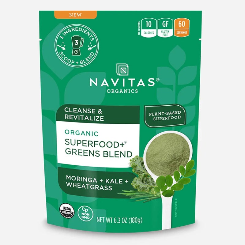 Navitas Organics Plant based Superfood Organic Super Food + Greens Blend 180g