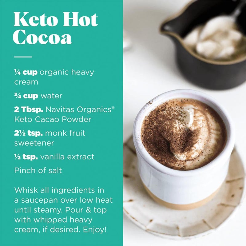 Navitas Organics Plant based Superfood Organic Keto Cacao Powder 227g