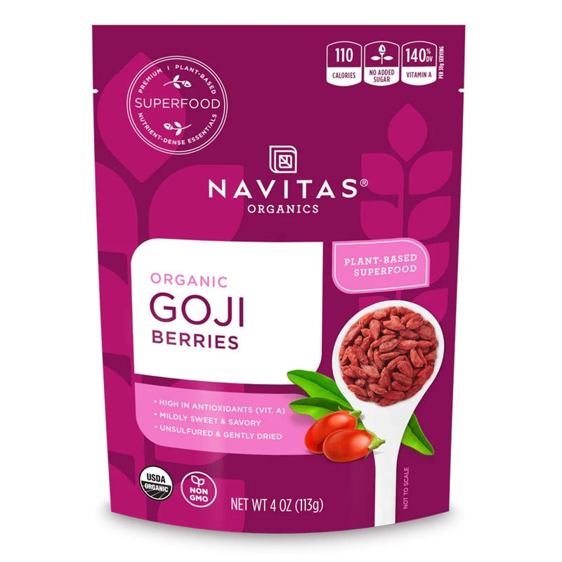 Navitas Organics Plant based Superfood Organic Goji Berries 113g