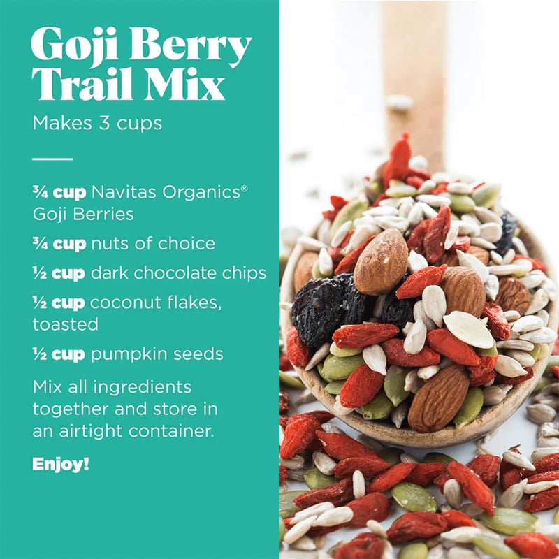 Navitas Organics Plant based Superfood Organic Goji Berries 113g