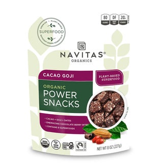 Navitas Organics Plant based Superfood Organic Cacoa + Goji + Dates Power Snack 227g