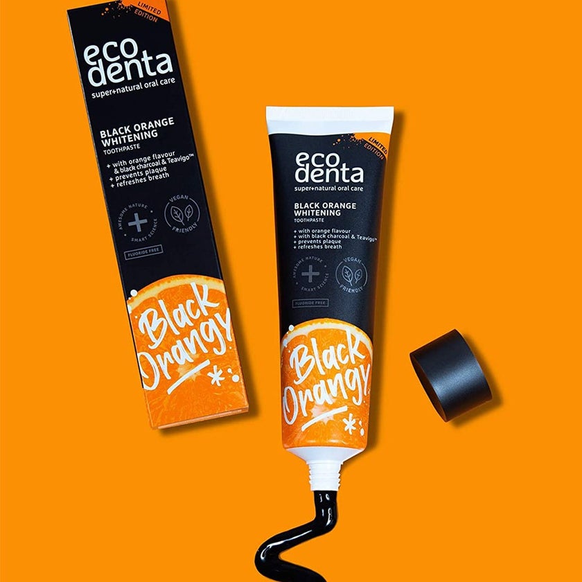 Ecodenta Fluoride Free Black Orange Whitening Toothpaste 100ml
