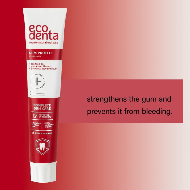 Ecodenta Fluoride Free Gum Protection Toothpaste With Tea Tree Oil 75ml