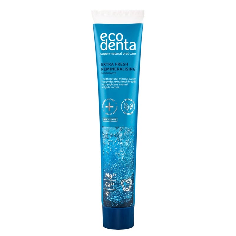 Ecodenta Extra Fresh And Remineralising Fluoride Toothpaste 75ml