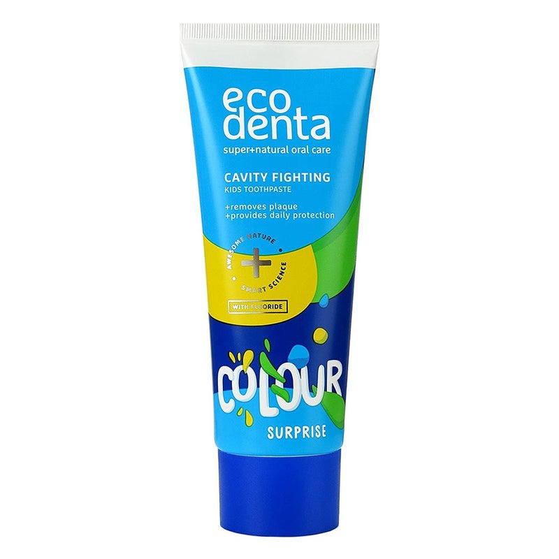 Ecodenta Colour Surprise Cavity Fighting Kids Toothpaste With Fluoride 75ml