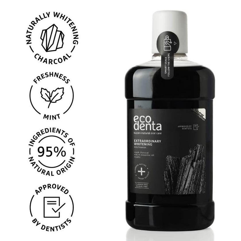 Ecodenta Extraordinary Whitening Mouthwash 500ml