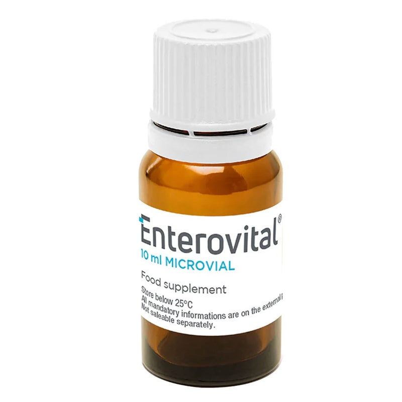 Enterovital Freeze-dried Probiotics Single Dose Micro Vials 10ml 8's